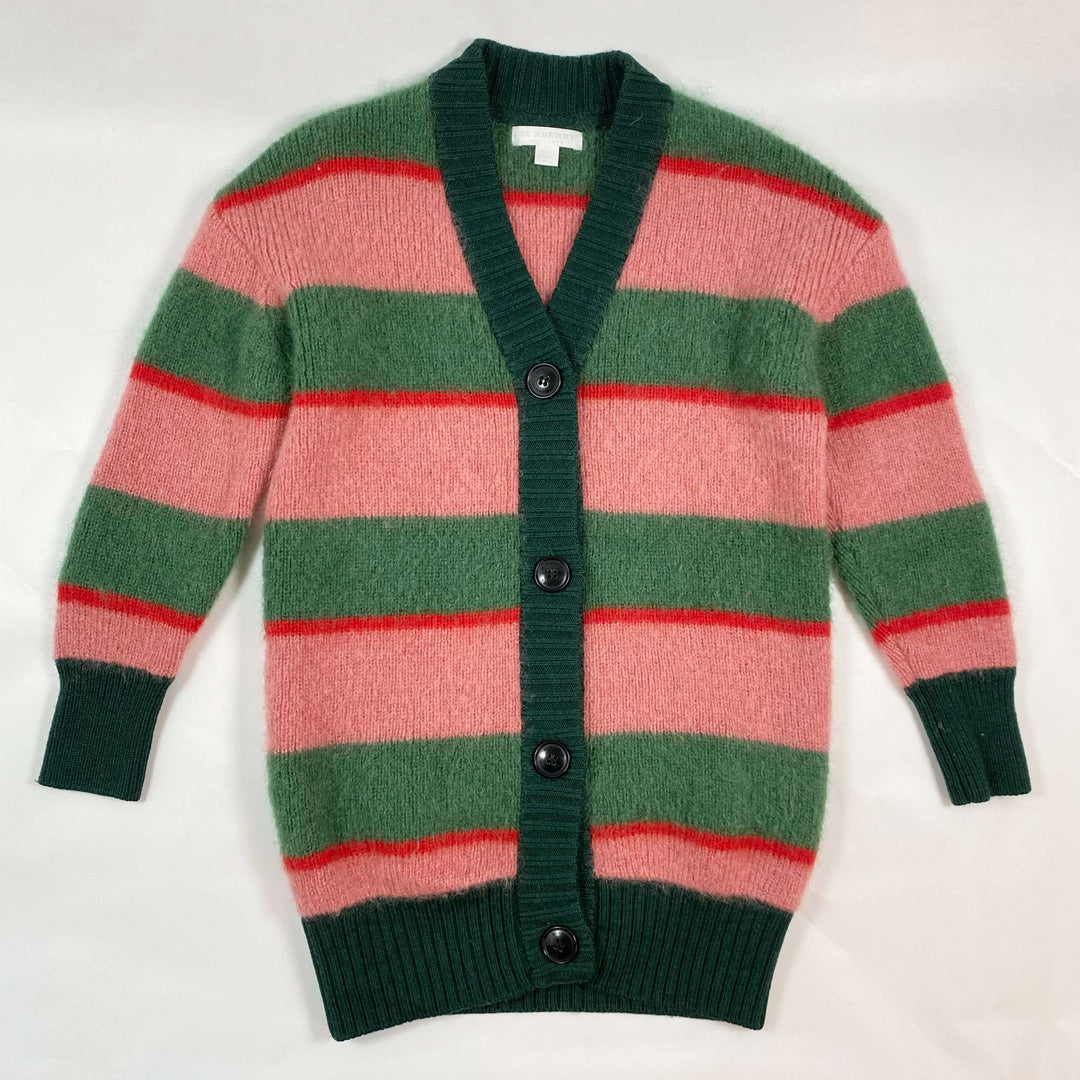 Burberry bold stripe mohair cardigan 10Y/140 1