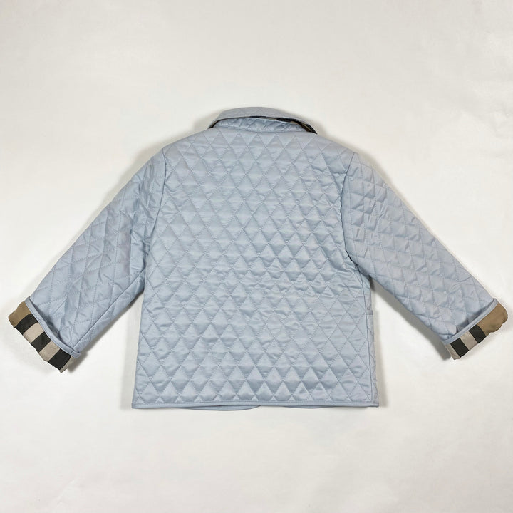 Burberry baby blue quilted jacket 18M/86 3