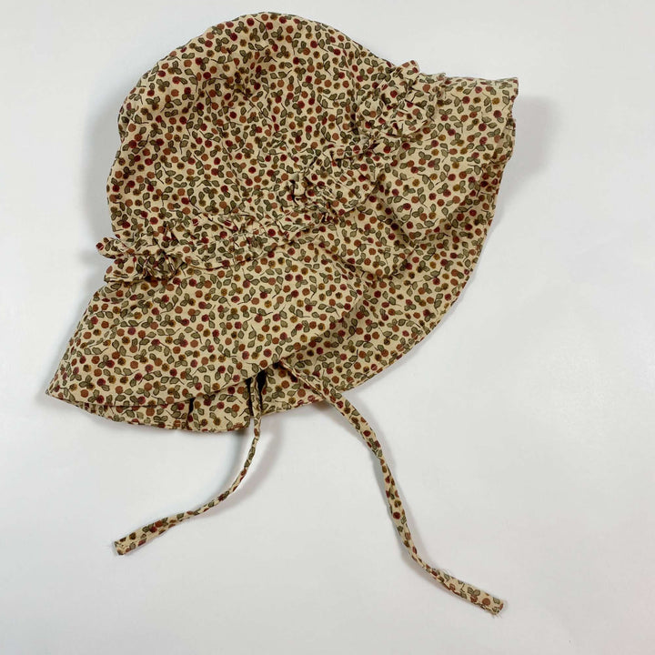 Konges Slojd floral print organic cotton sun hat 6-9M 2
