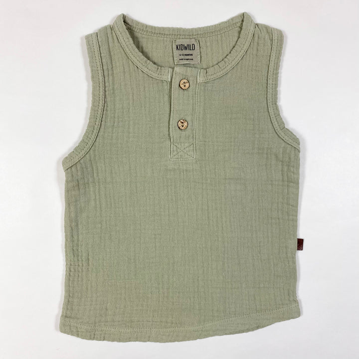 Kidwild sage tank top Second Season 6-12M 1