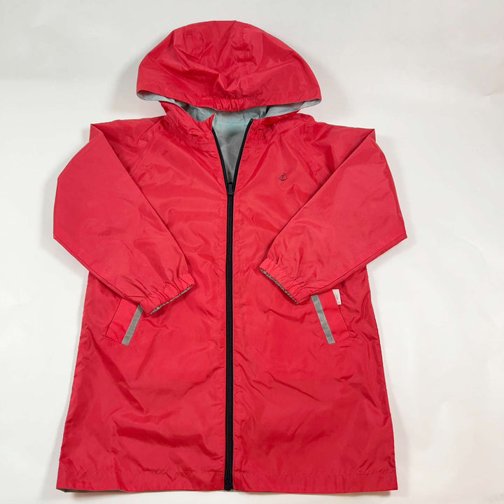 Petit Bateau red/grey reversible wind breaker 6Y 1