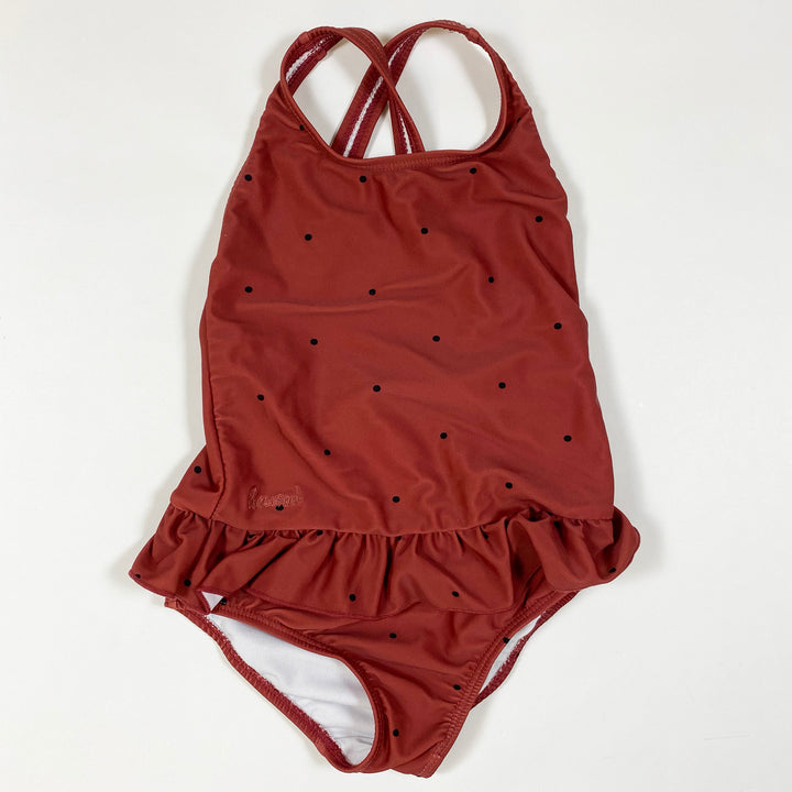 Liewood rouge dot bathing suit with ruffles 104-110