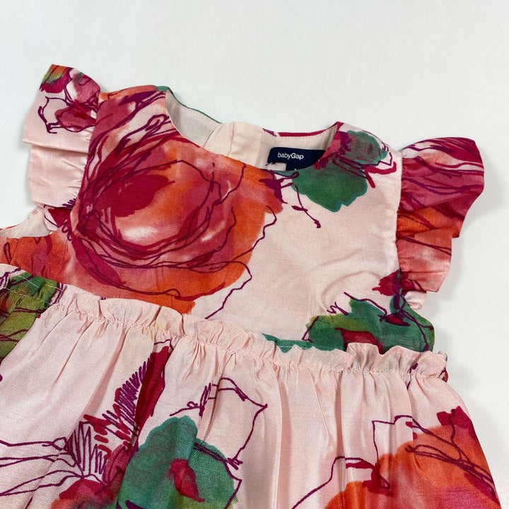 Gap floral print party dress 12-18M 2