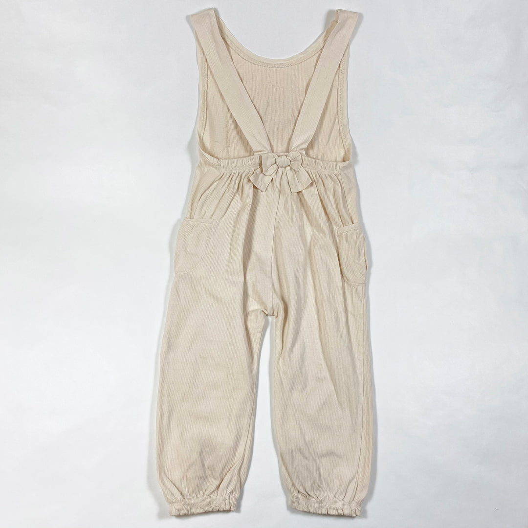 Zara ecrufarbener Jumpsuit 3-4Y/104