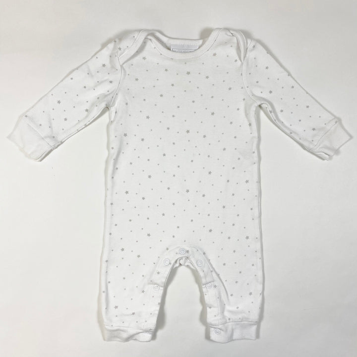 The Little White Company weisser Pyjama mit Sternendruck 3-6M