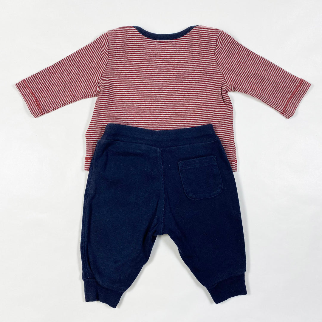 Gap navy/red outfit 0-3M 3