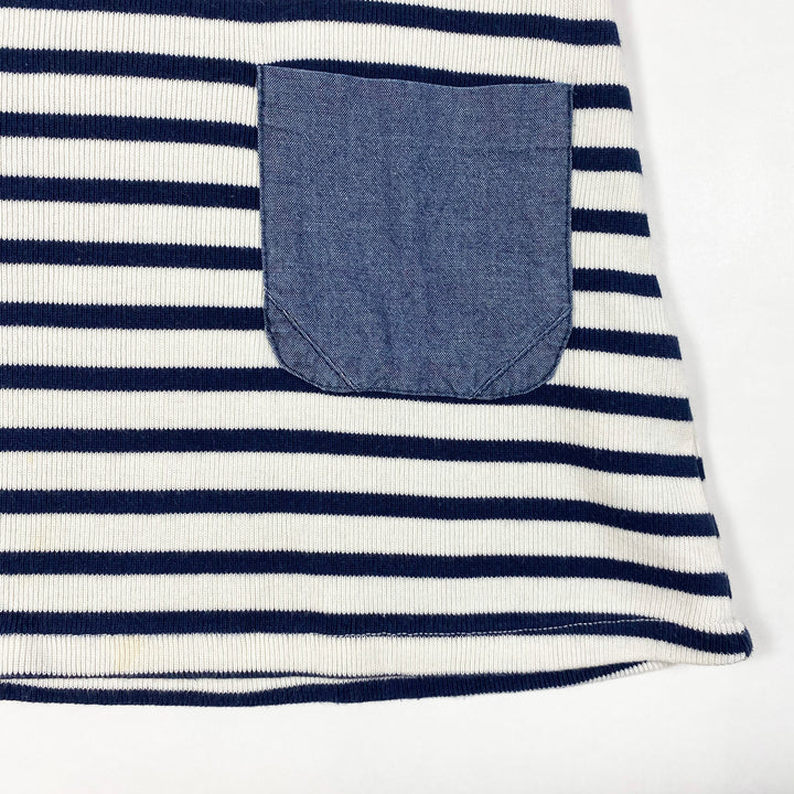 Zara breton stripe dress with pockets 18-24M/92