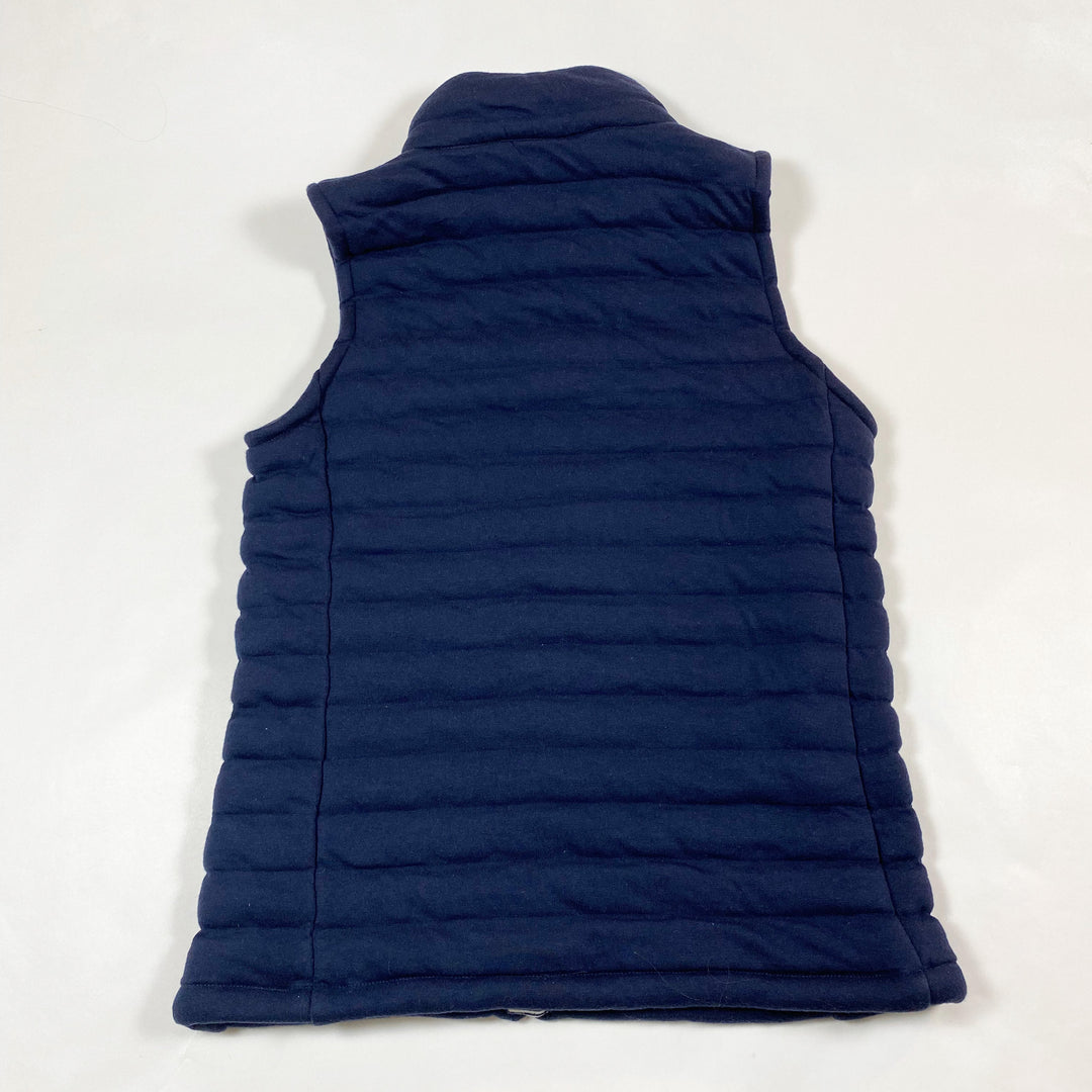 Petit Bateau navy quilted vest 150cm 2