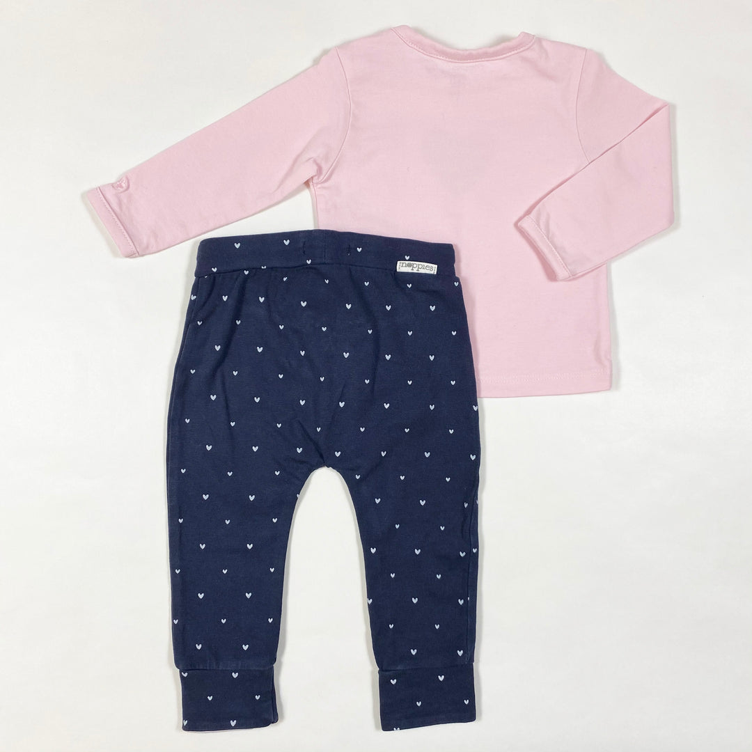 Noppie's blue/pink baby top and pants set 62 3