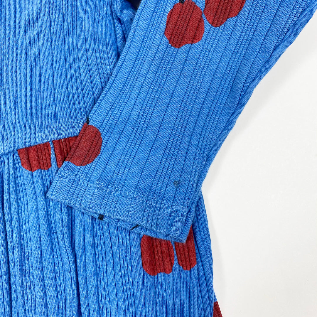 Mini Rodini blue cherry dress 92-98