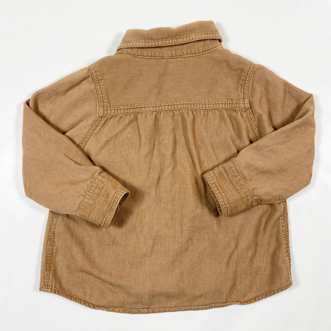 Zef camel corduroy shirt  2Y 3