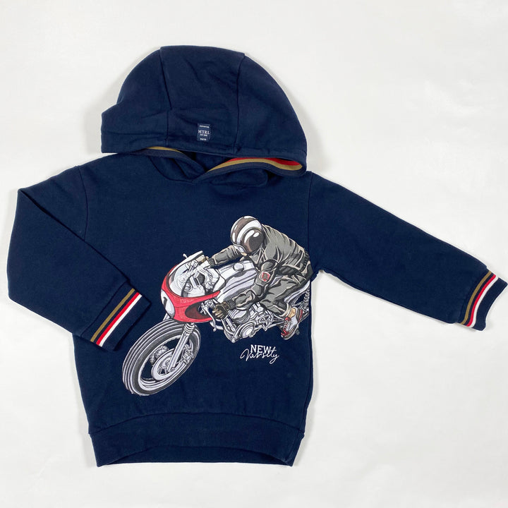 Mayoral navy motorcycle hoodie 3Y/98 1