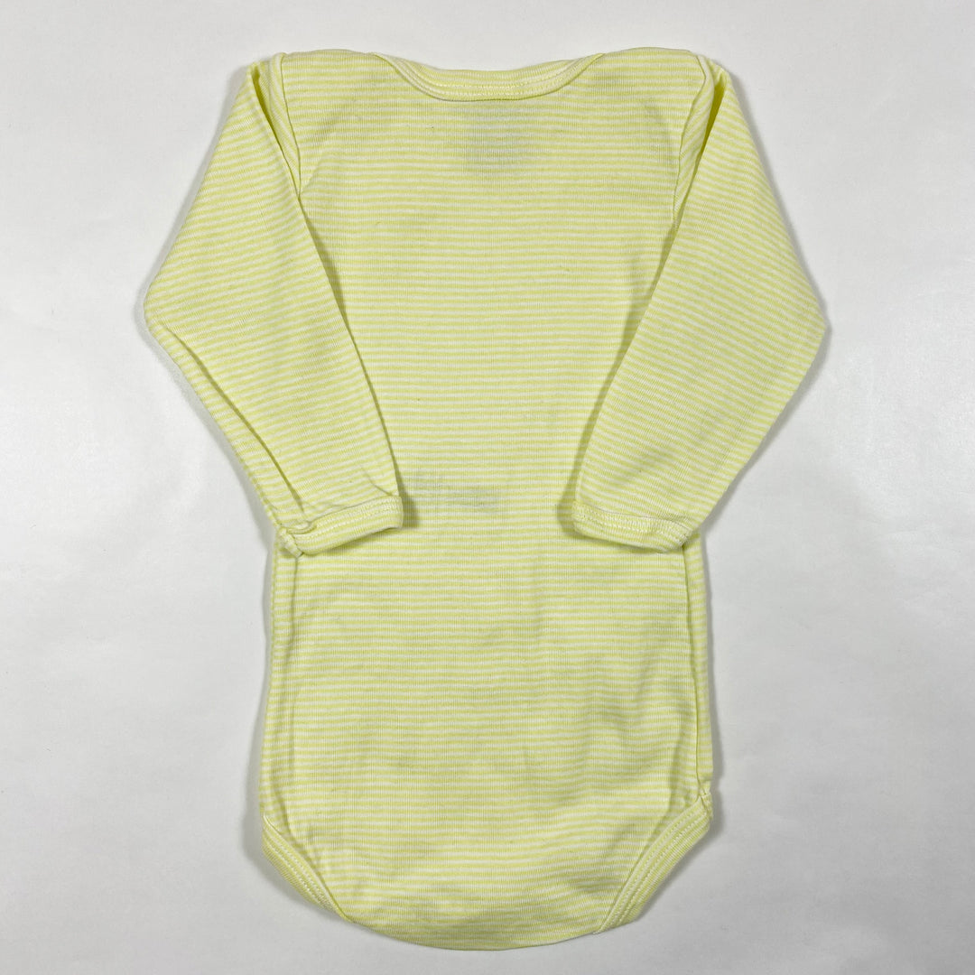 Petit Bateau neon yellow body 6M/67 2