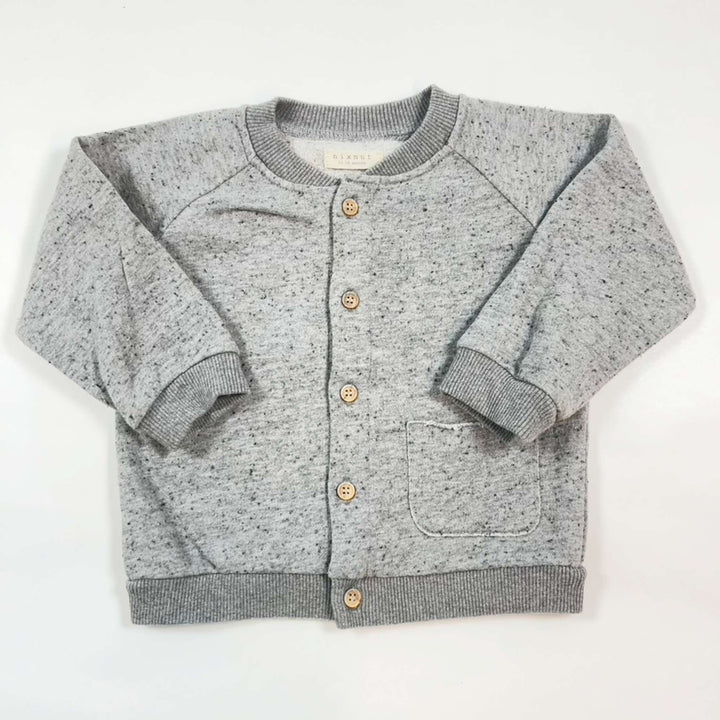 Nixnut grey bomber jacket 12-18M 1