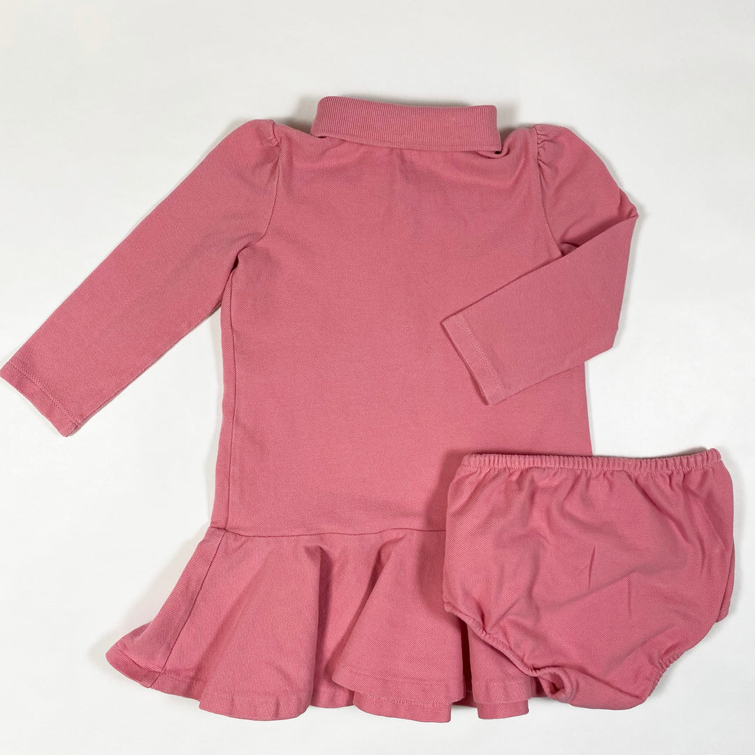 Ralph Lauren rosa Polokleid mit Pumphose 18M/85