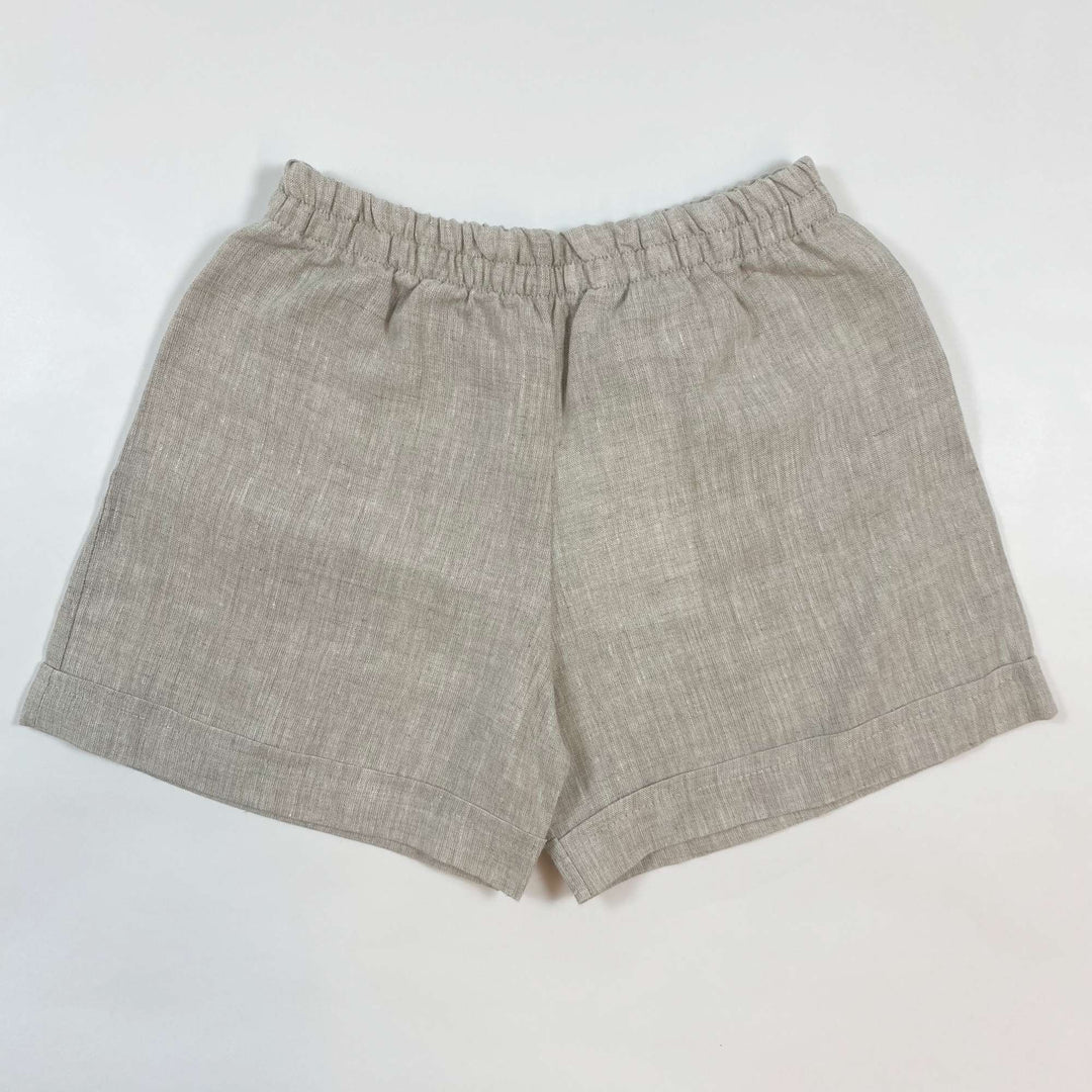 Early Bird ecru linen shorts Second Season 4/5Y 1