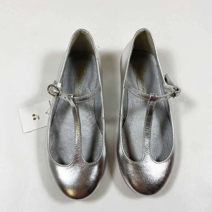 Bonpoint silver mary janes 29 1