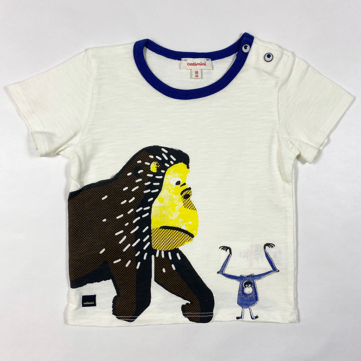 Catimini ecru gorilla t-shirt 18M/80 1