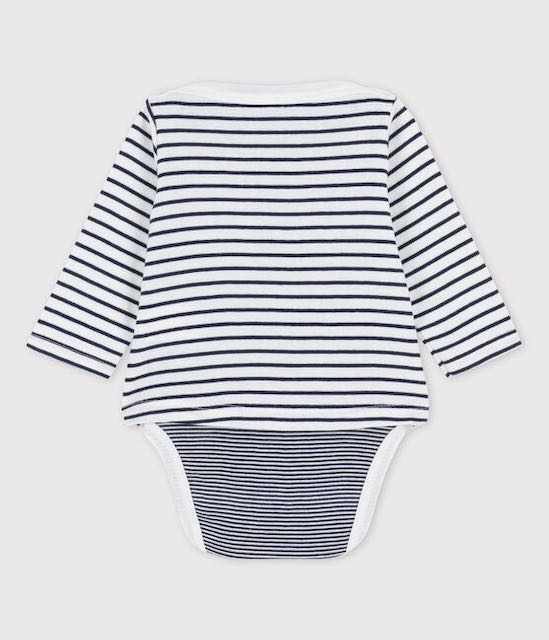 Petit Bateau mariniere organic cotton combined jumper body Second Season 12M/74 3