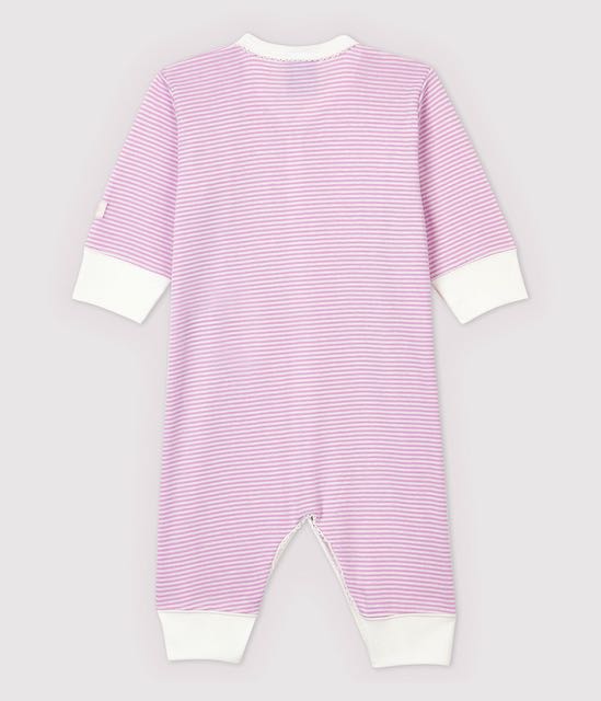 Petit Bateau soft purple stripe footless pyjama Second Season diff. sizes 2