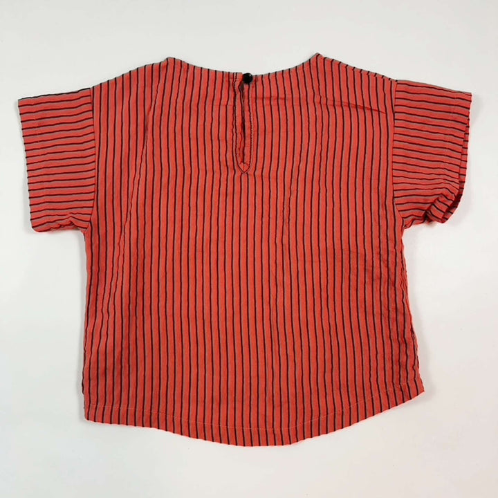 Knast by Kutter red striped shortsleeved blouse 5-6Y 2