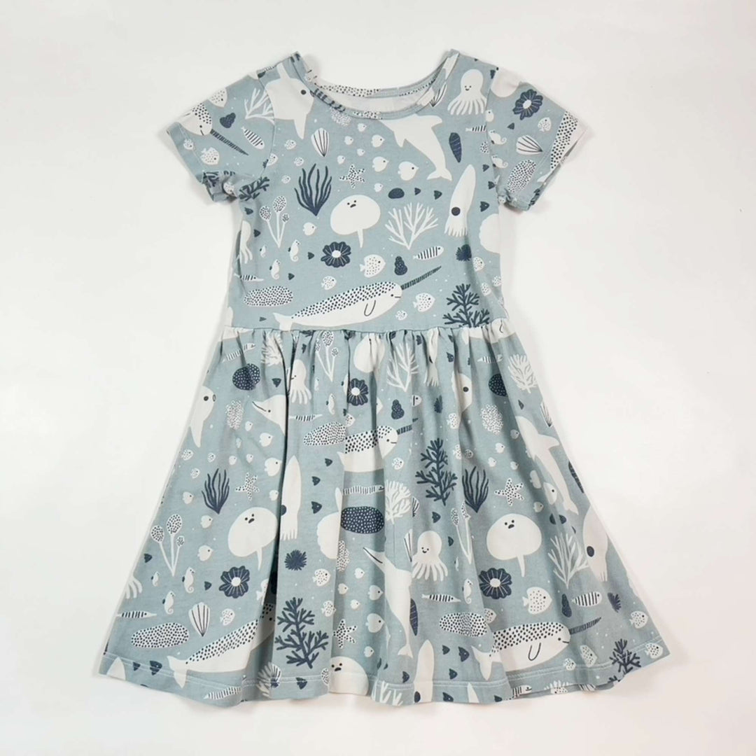 Winter Water Factory blue sea life dress 6Y 1