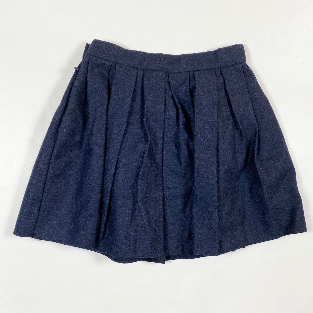 Gucci navy horsebit wool skirt 6Y 3