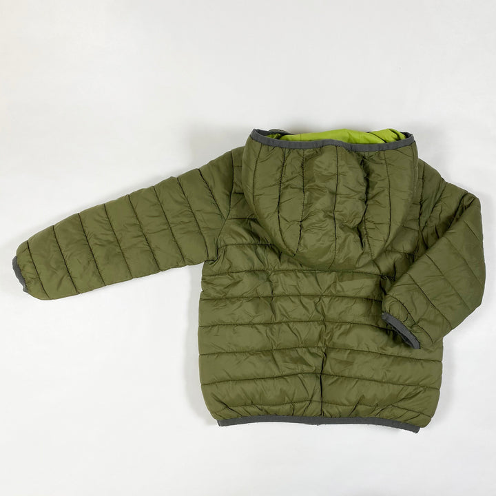 Zara khaki hooded puffer 3-4Y/104 2