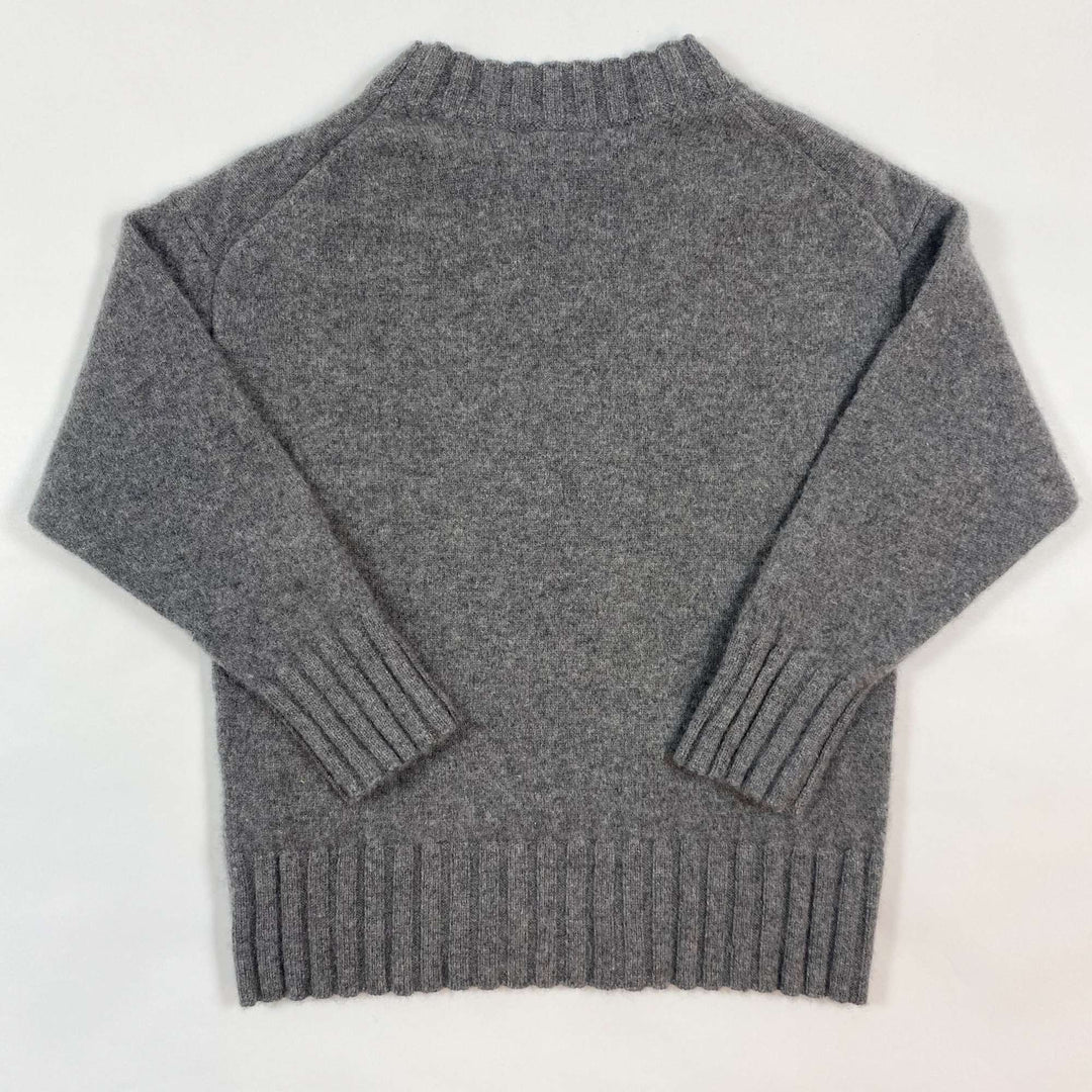 Zara dark grey melange cashmere sweater 4-5Y/110 2