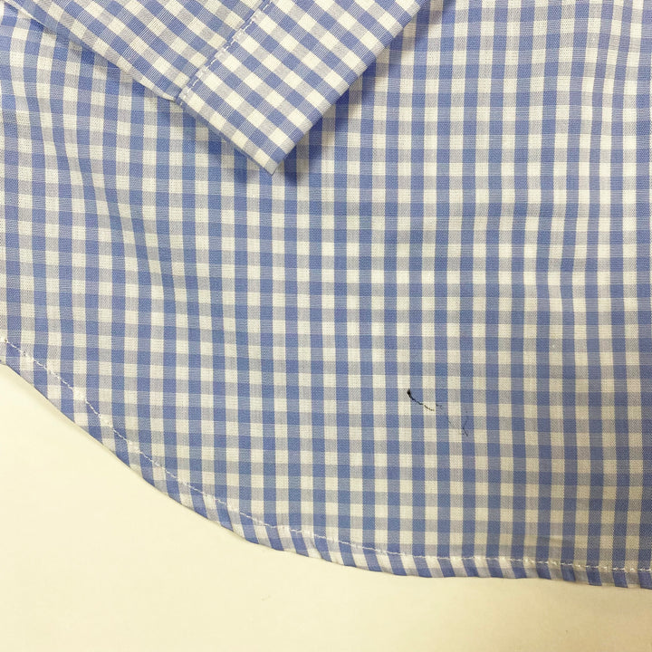 Thomas Brown sky blue gingham shirt 2-3Y 3