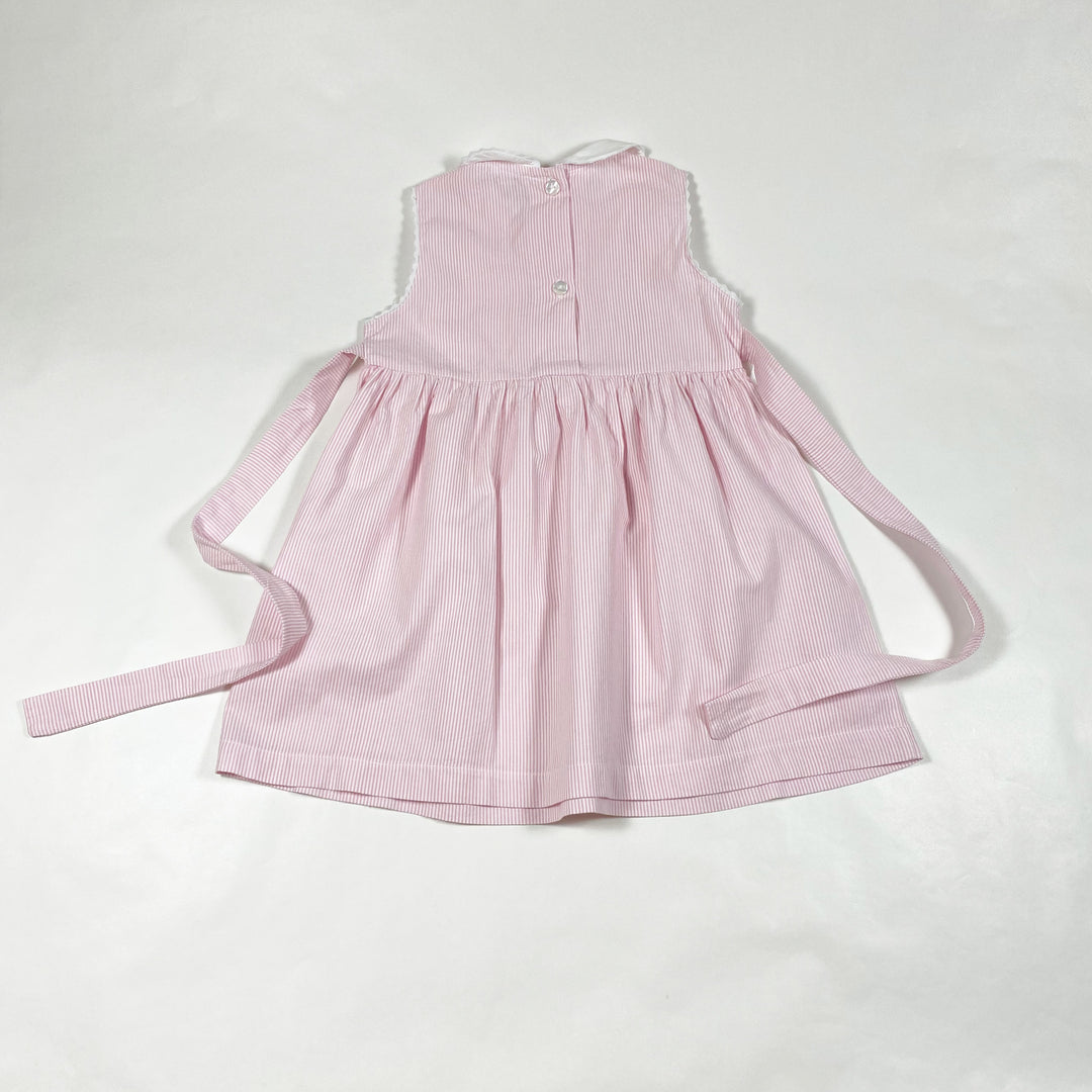 Baroni pink striped dress 2Y 4