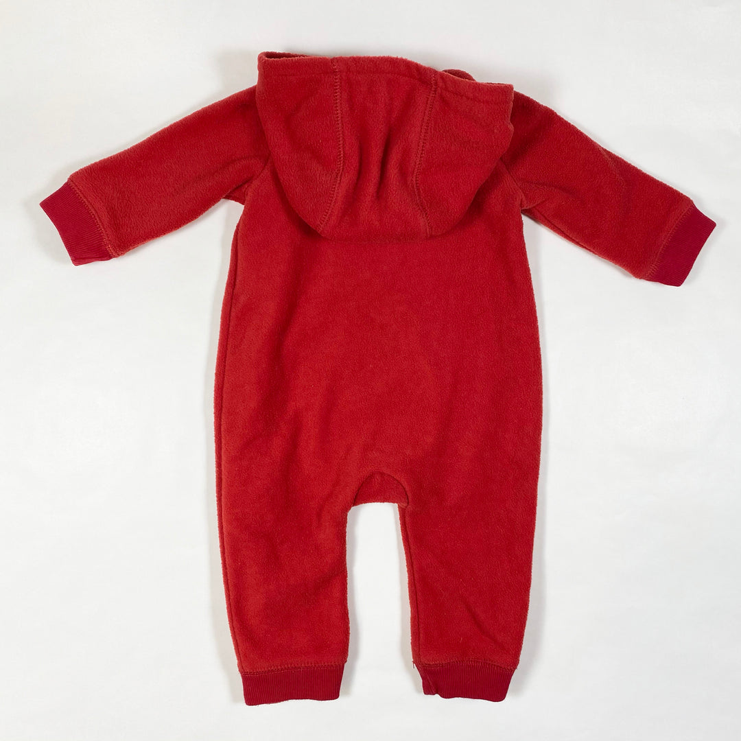 Gap red fleece jumpsuit 6-12M 3