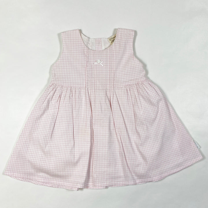 Jottum pink seersucker dress 9-12M/80 1