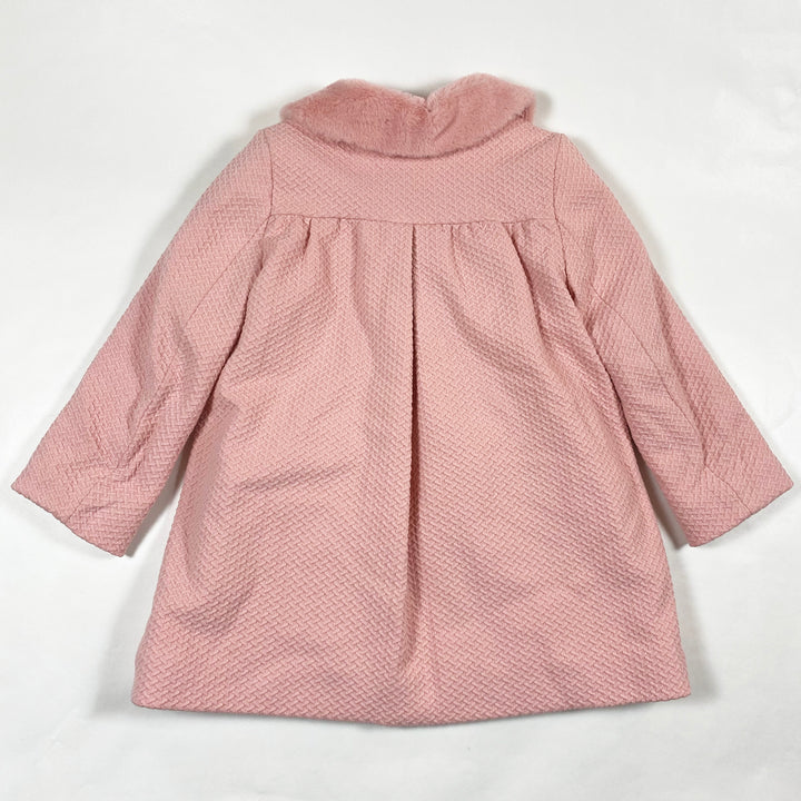 Mayoral pink coat with faux fur detailing Second Season 36M/98 3