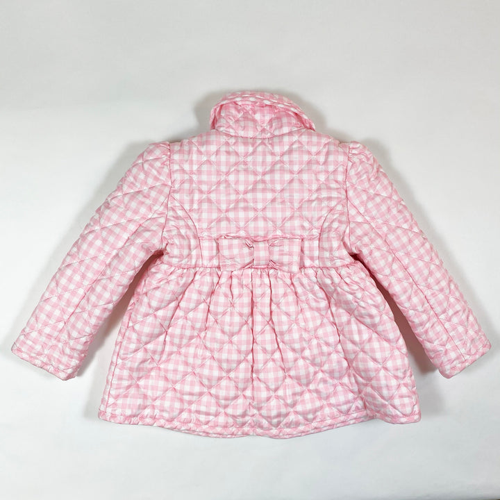 Ralph Lauren rosa karierte Steppjacke 24M