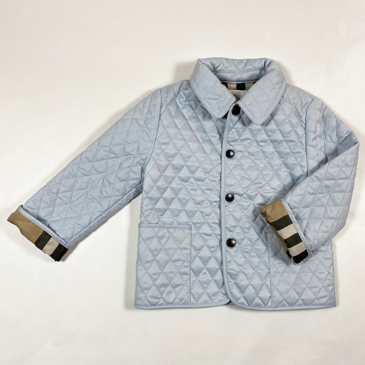 Burberry baby blue quilted jacket 18M/86 1