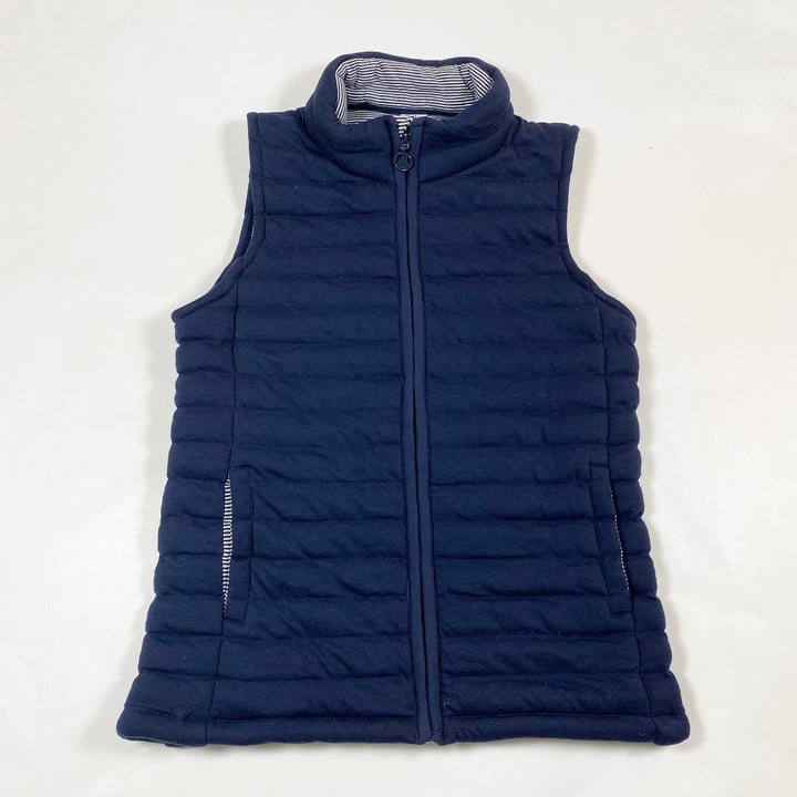 Petit Bateau navy quilted vest 150cm 1