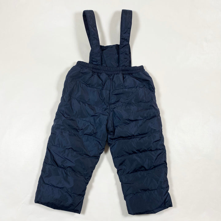 Moncler navy snow pants 12-18M/80 3