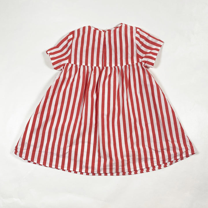 Arket red striped summer dress 104 2