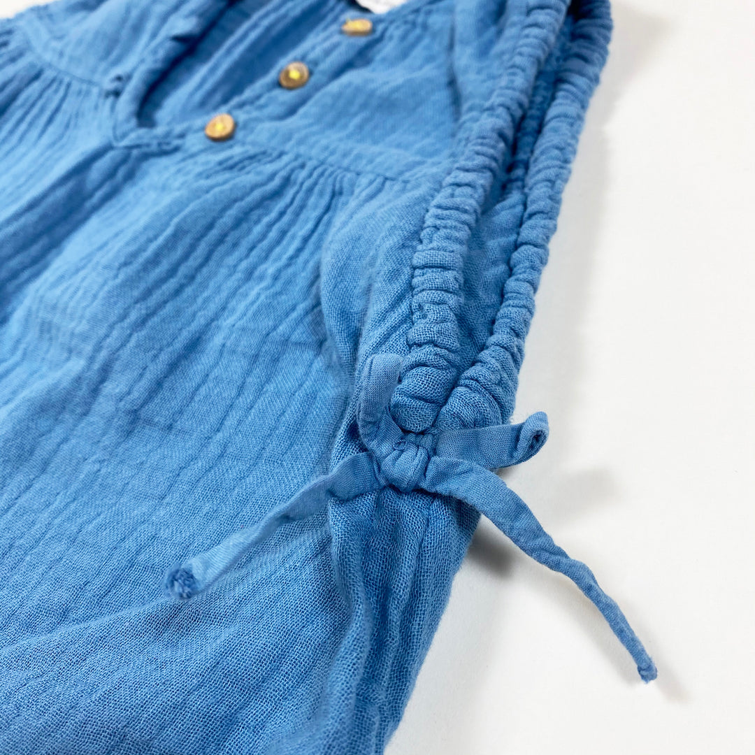 Zara blue muslin blouse & skirt set 12-18M/86
