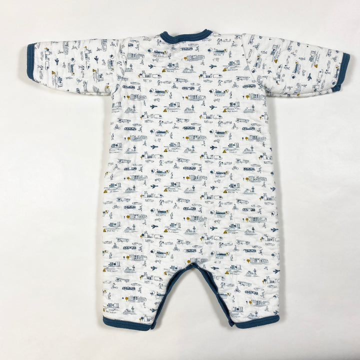 Petit Bateau city print jumpsuit 3M/60 3