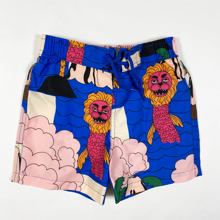 Mini Rodini blue seamonster swimshorts Second Season 92-98