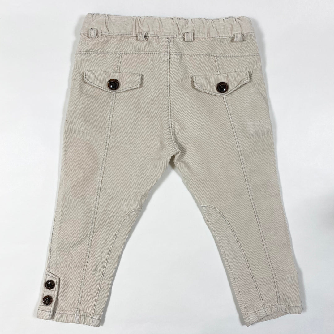 Zara beige corduroy trousers 12-18M/86