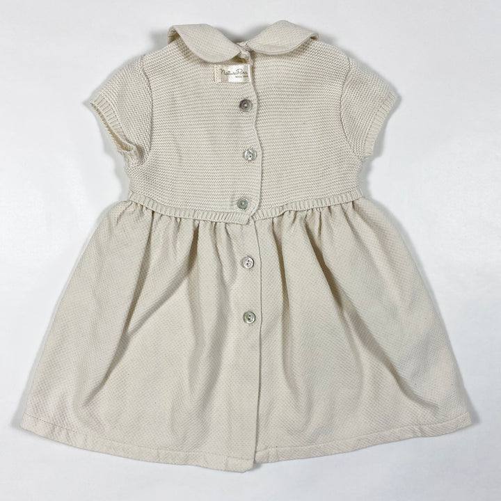 Naturapura beige dress 6M/68 3