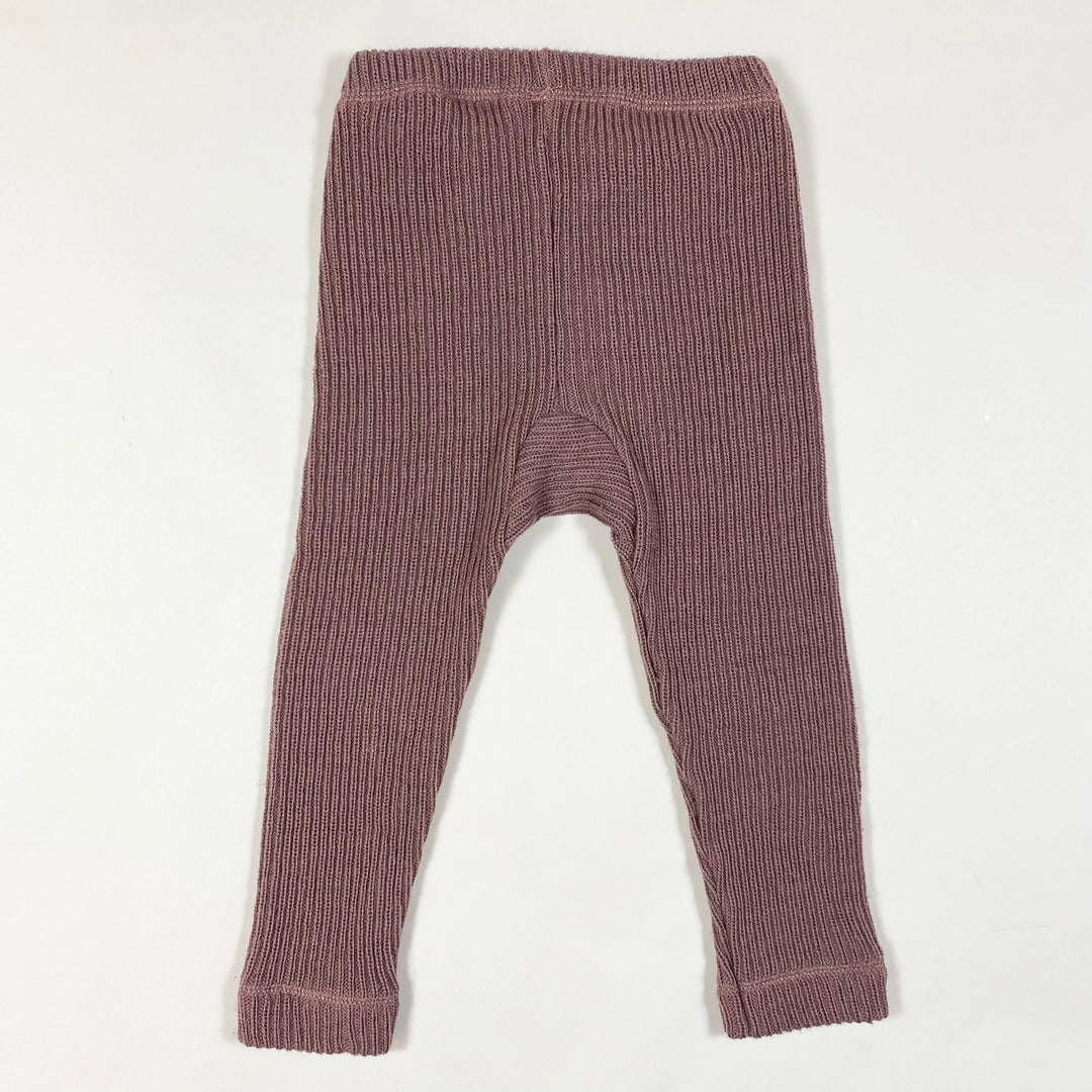 Joha berry merino knit leggings 80