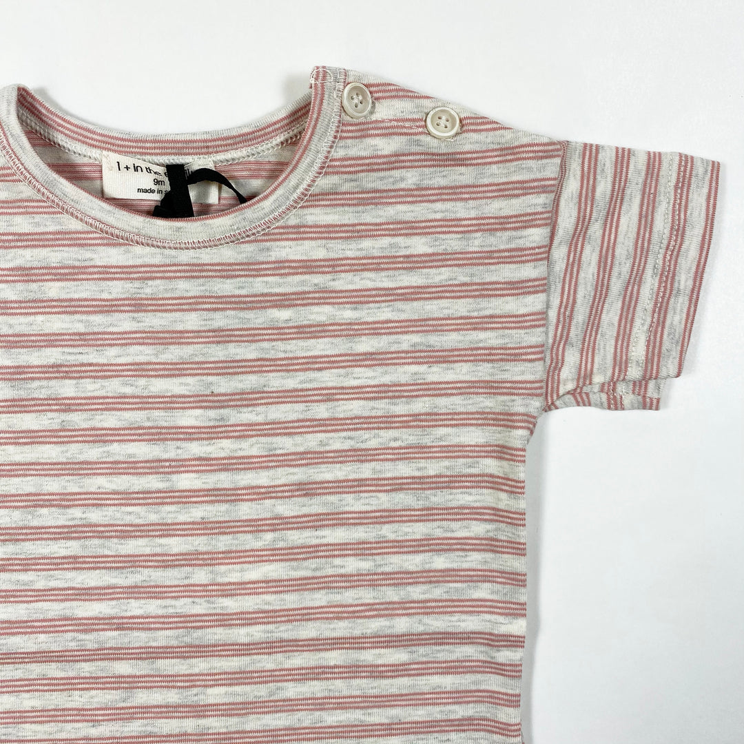 1+ in the Family sete rose striped t-shirt Second Season diff. sizes