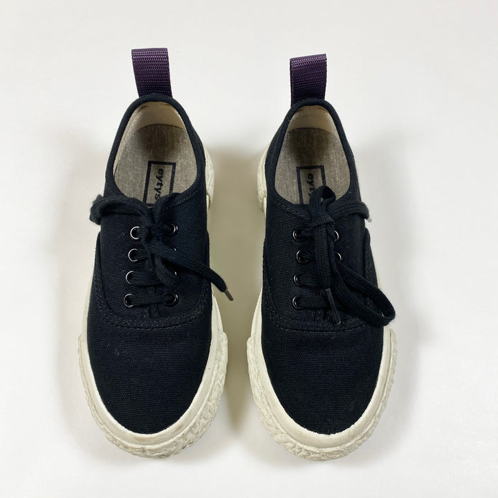 H&M x Eytys schwarze Canvas-Sneakers 29