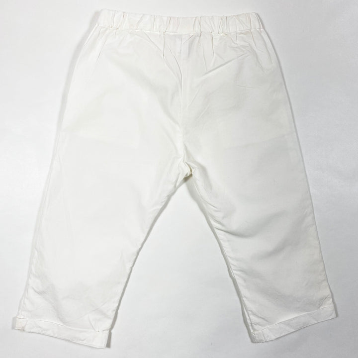 Bonpoint white trousers 2Y 2