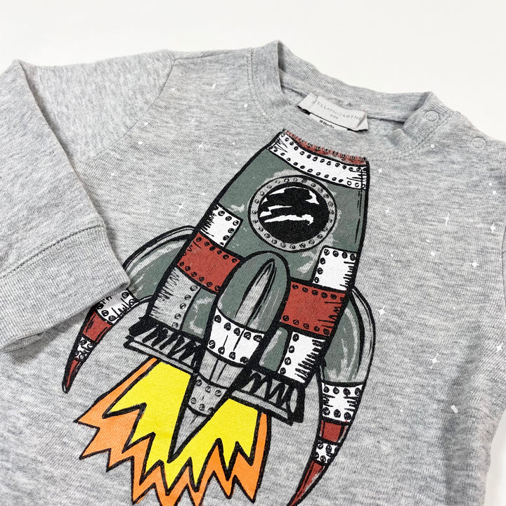 Stella McCartney Kids grey rocket sweatshirt 18M 2