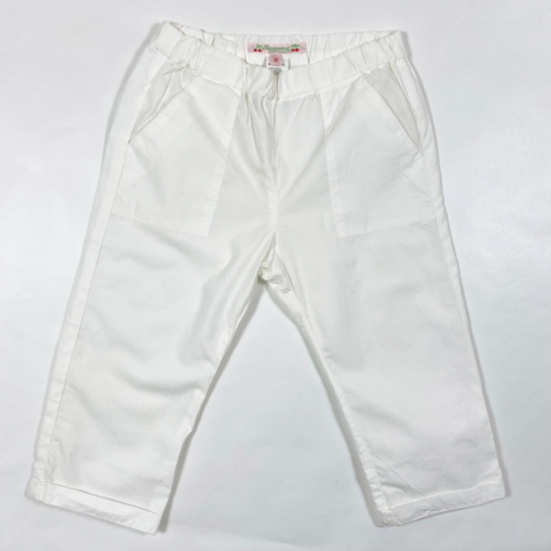 Bonpoint white trousers 2Y 1